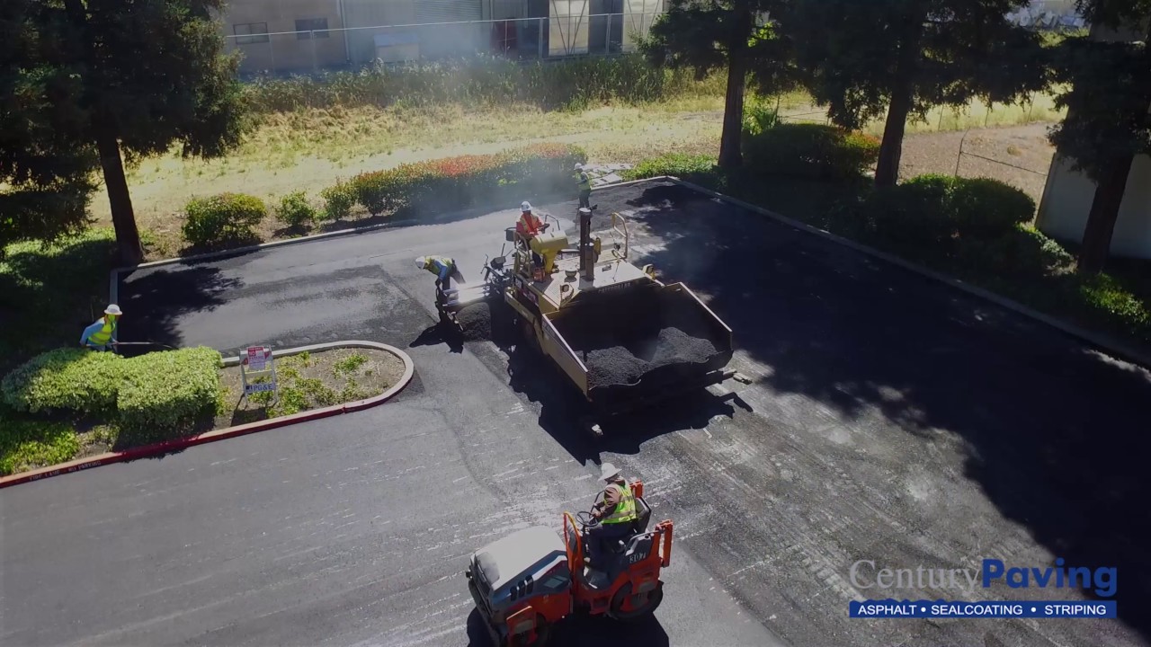 Asphalt Paving Repairs in Parking Lot