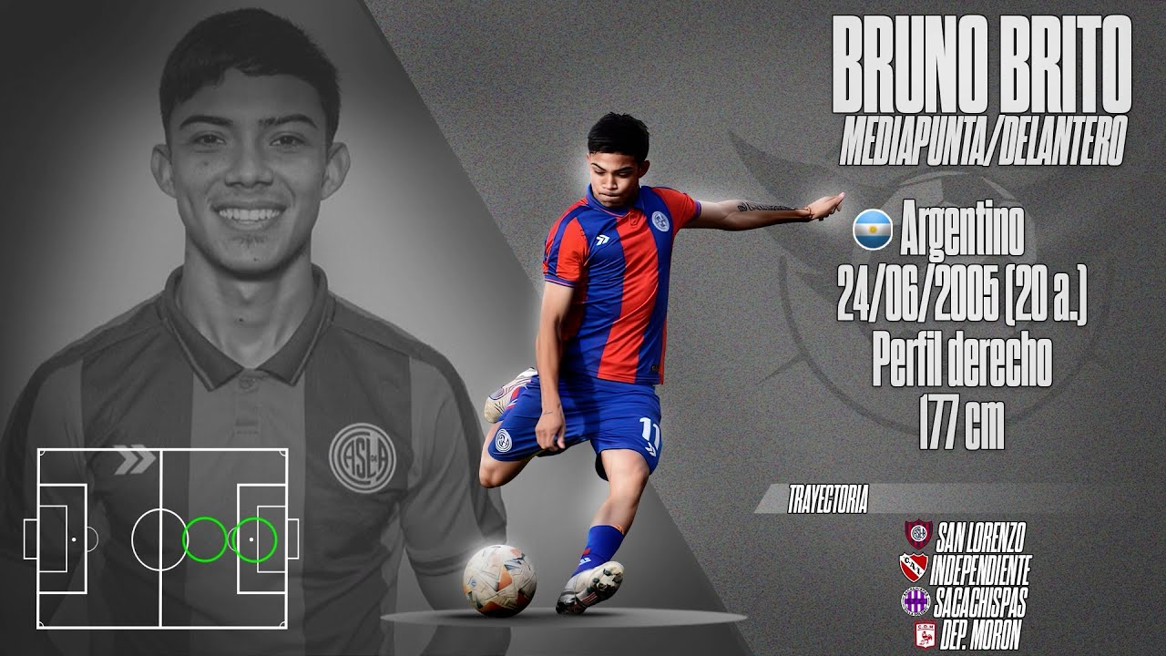 Bruno Brito - Mediapunta/Delantero (Primer Semestre 2025)