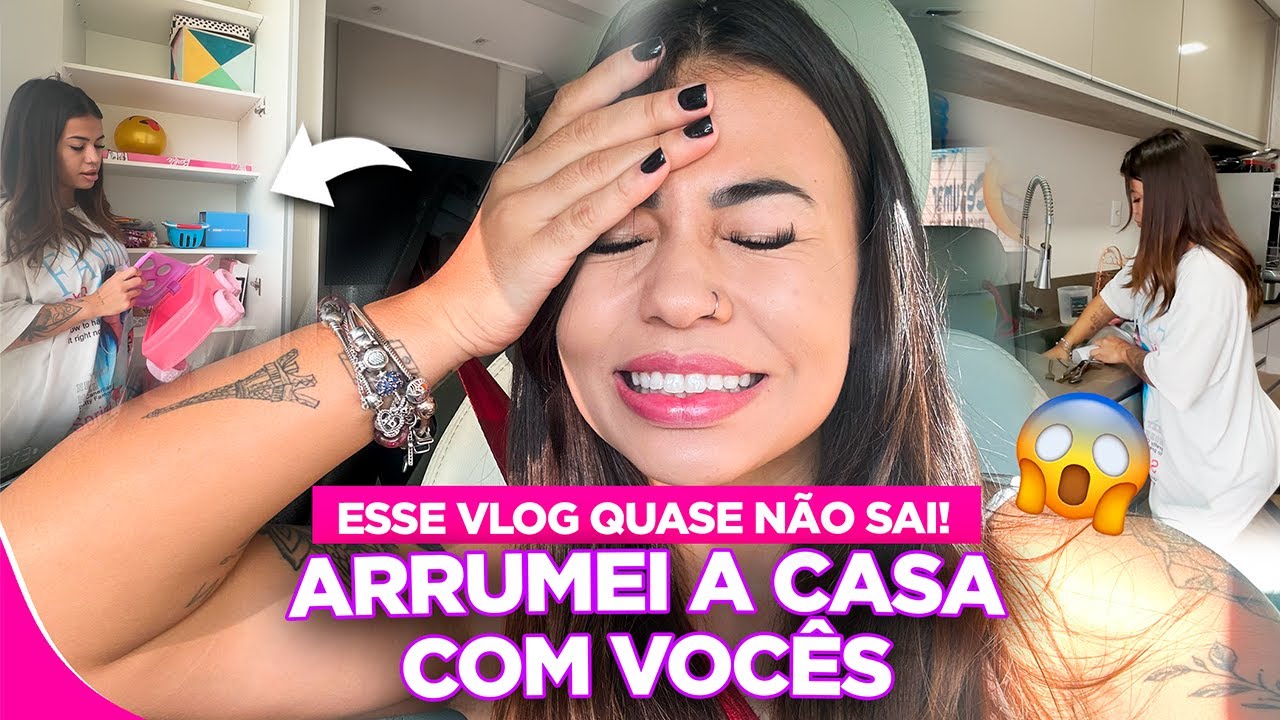 VLOGÃO DE MUITA ARRUMAÇÃO EM CASA | Gabi Magsan