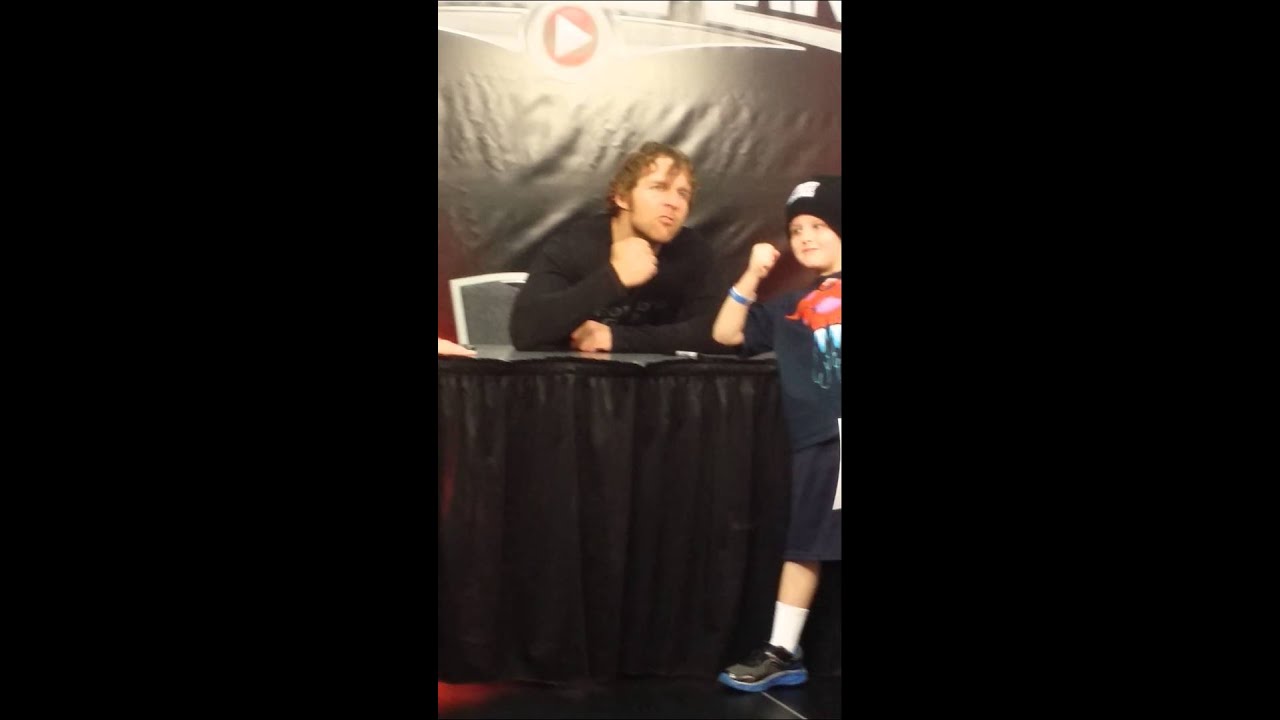 Dean ambrose at wrestlemania axxess