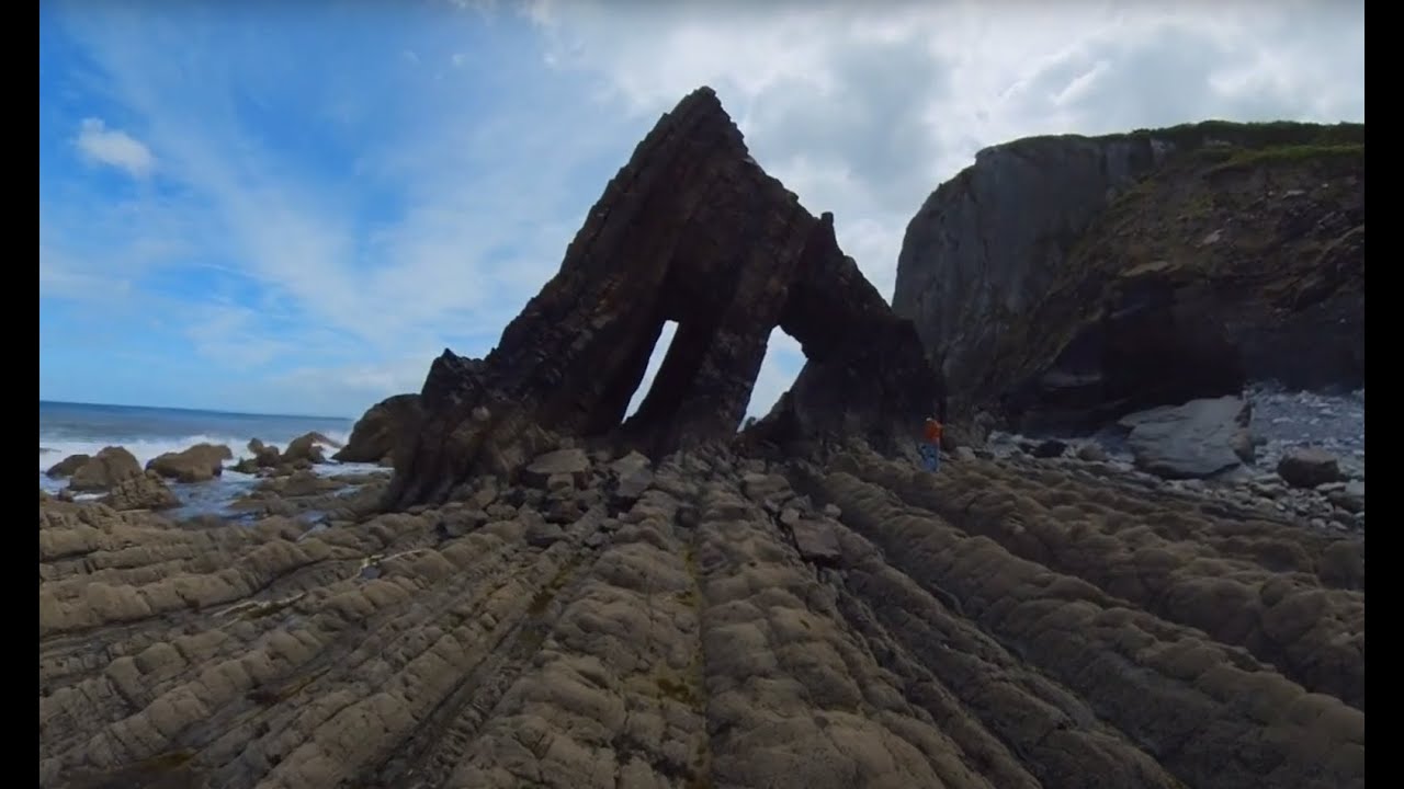 Exploring North Devon - Brownsham Woods, Mouthmill Beach and Blackchurch Rock