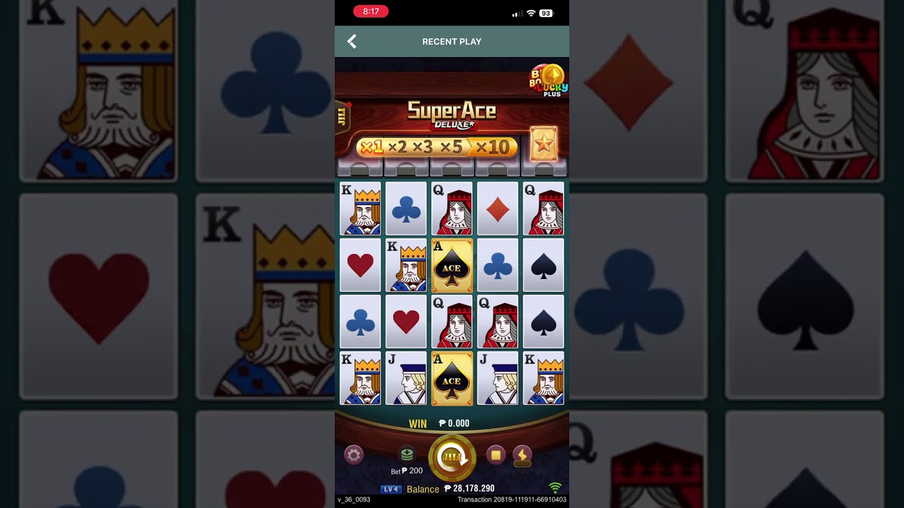 Super ace deluxe gameplay bet 200 🤔