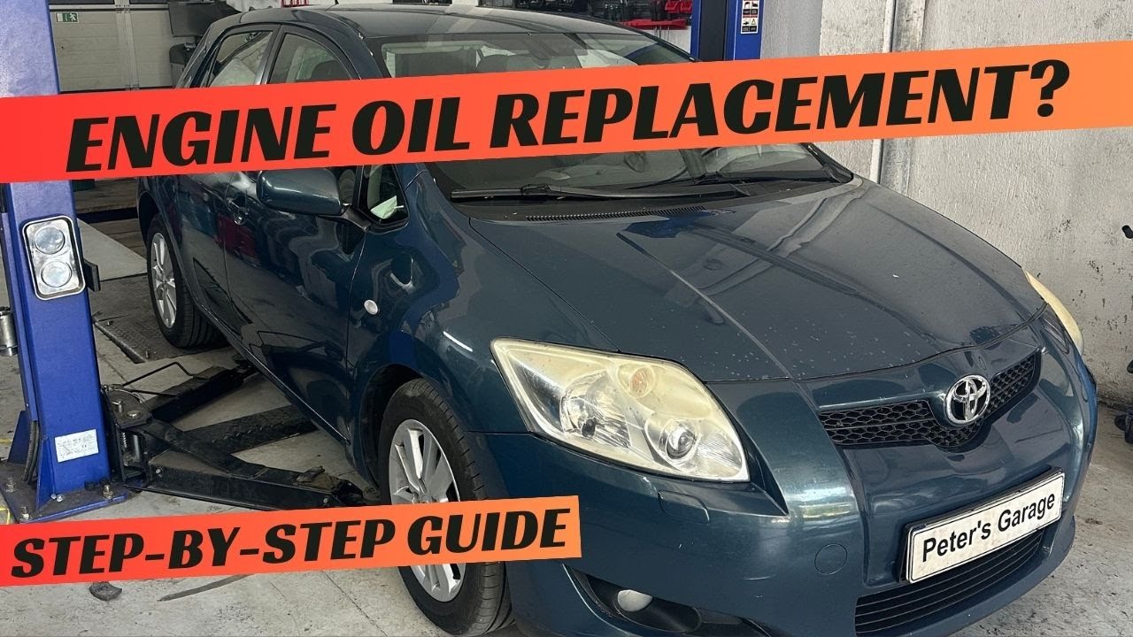 Toyota Auris E150 2.0 D4D Engine Oil, Oil Filter and Air Filter replacement