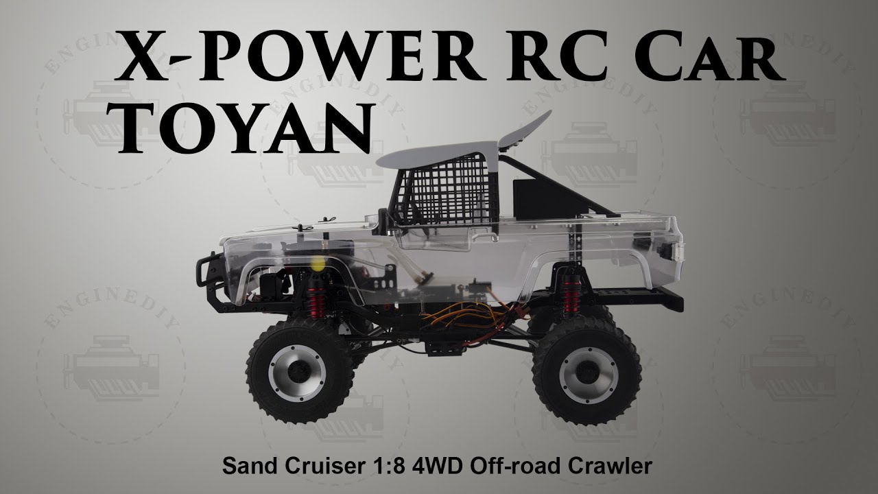 TOYAN X-POWER RC Car - Sand Cruiser 1:8 4WD Off-road Crawler