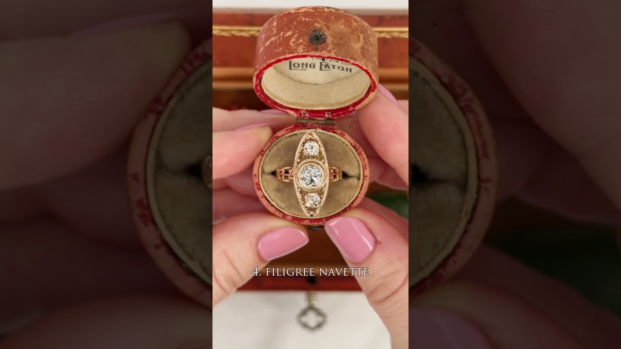 Victorian Diamond Rings - Which would you choose: 1️⃣–6️⃣ | EraGem Jewelry