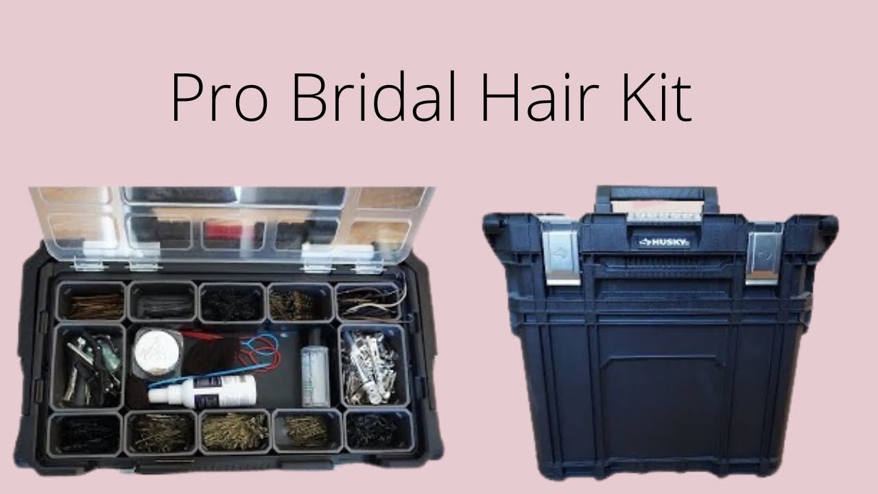 Pro Bridal Hair Kit Organization