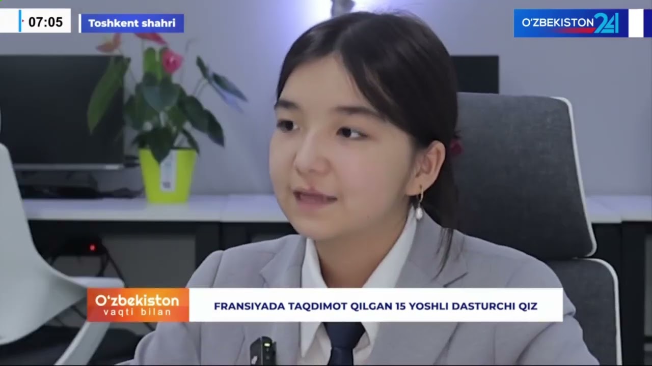 15 YOSHLI DASTURCHI QIZ