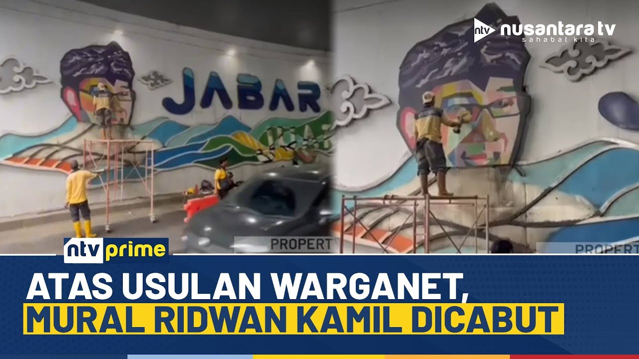 Mural Ridwan Kamil di Underpass Depok Dicopot, Netizen Usul Diganti Pahlawan Jabar | NTV PRIME