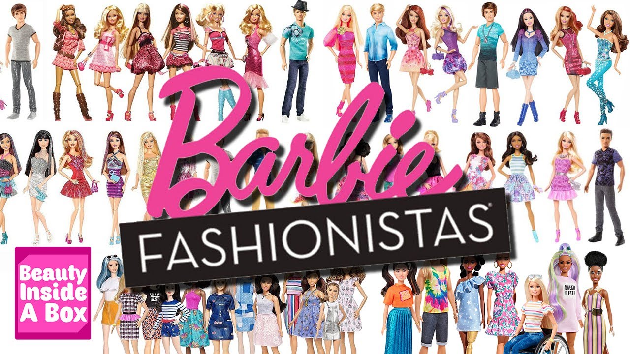 Эволюция линии кукол Barbie Fashionistas