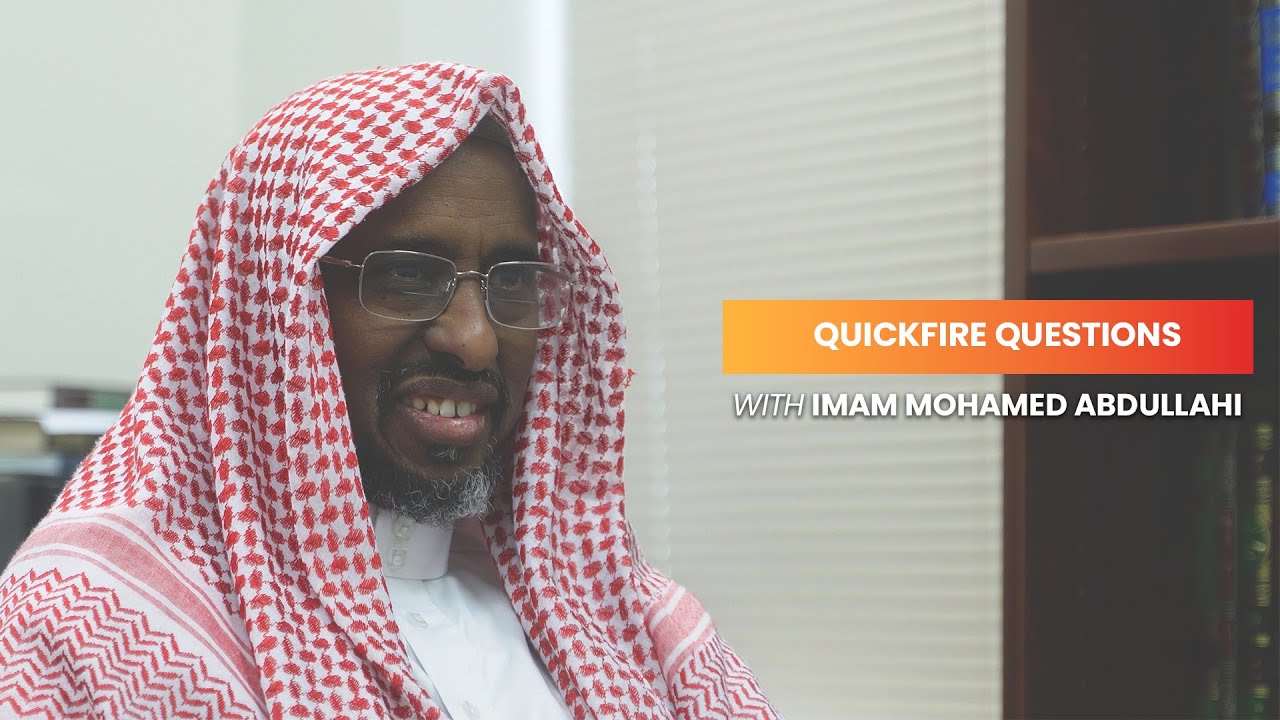 18 Quickfire Questions with Imam Mohamed Abdullahi | Muslim Community Center | Part 1