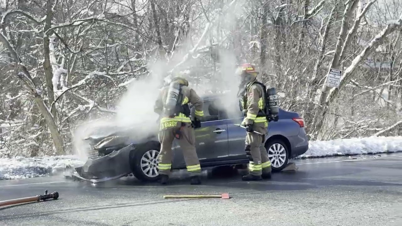 March 17, 2026 Car Fire Ontario Street Cobourg