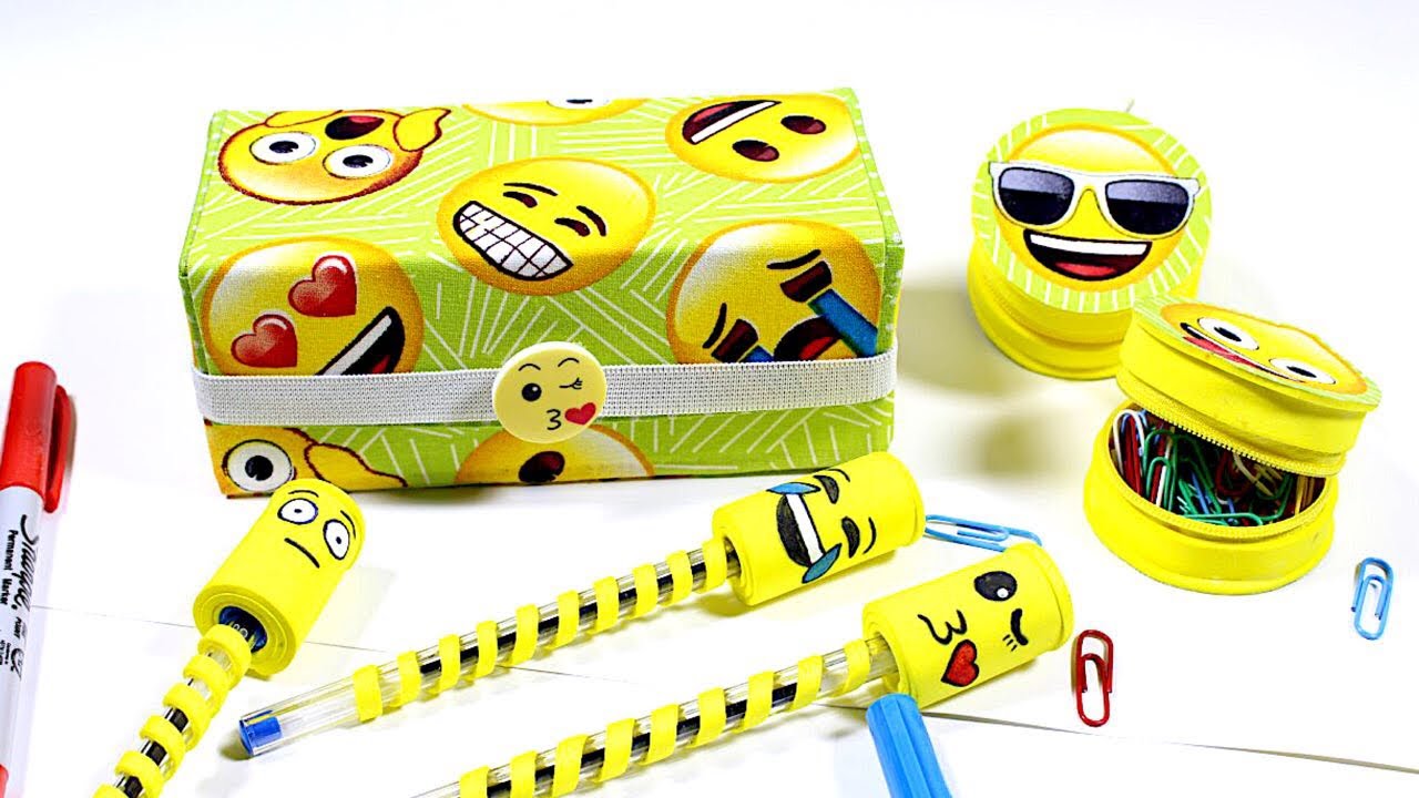 DIY - Ideias Incríveis de Emoji Volta as Aulas