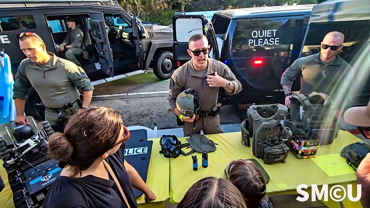 Santa Monica SWAT Team Engages Community at National Night Out
