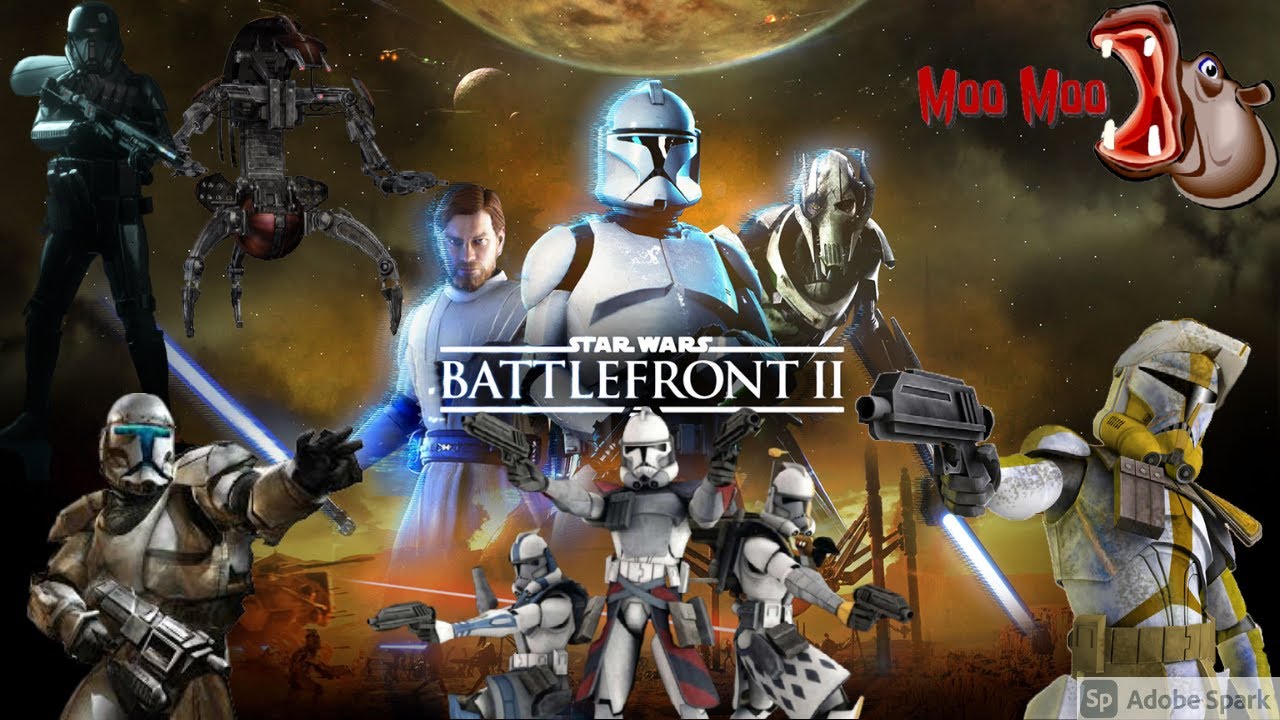 Star Wars Battlefront 2 Fun Times on the BARC Speeder