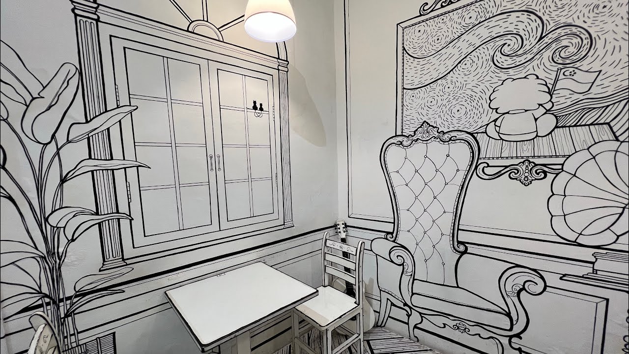 Caf&eacute; Monochrome - Singapore First 2D Cafe for a Unique Dining Experience