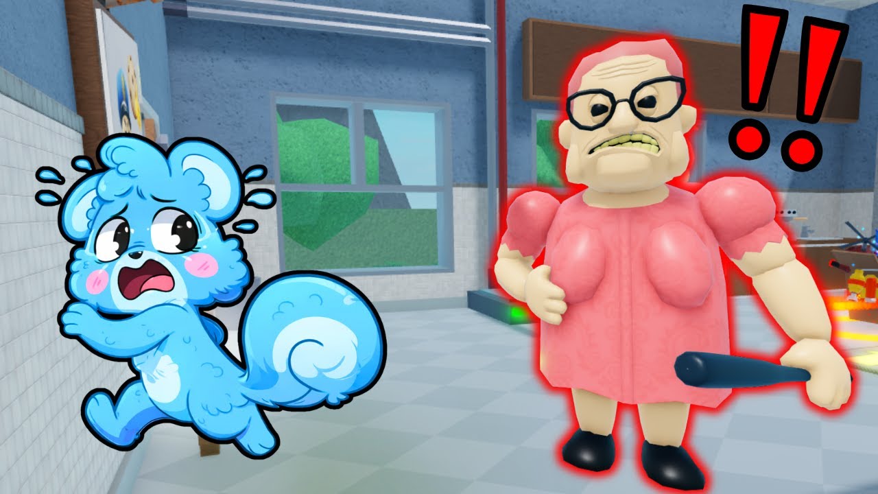 ESCAPE FROM EVIL GRANNY'S SCARY HOUSE!! | ROBLOX OBBY