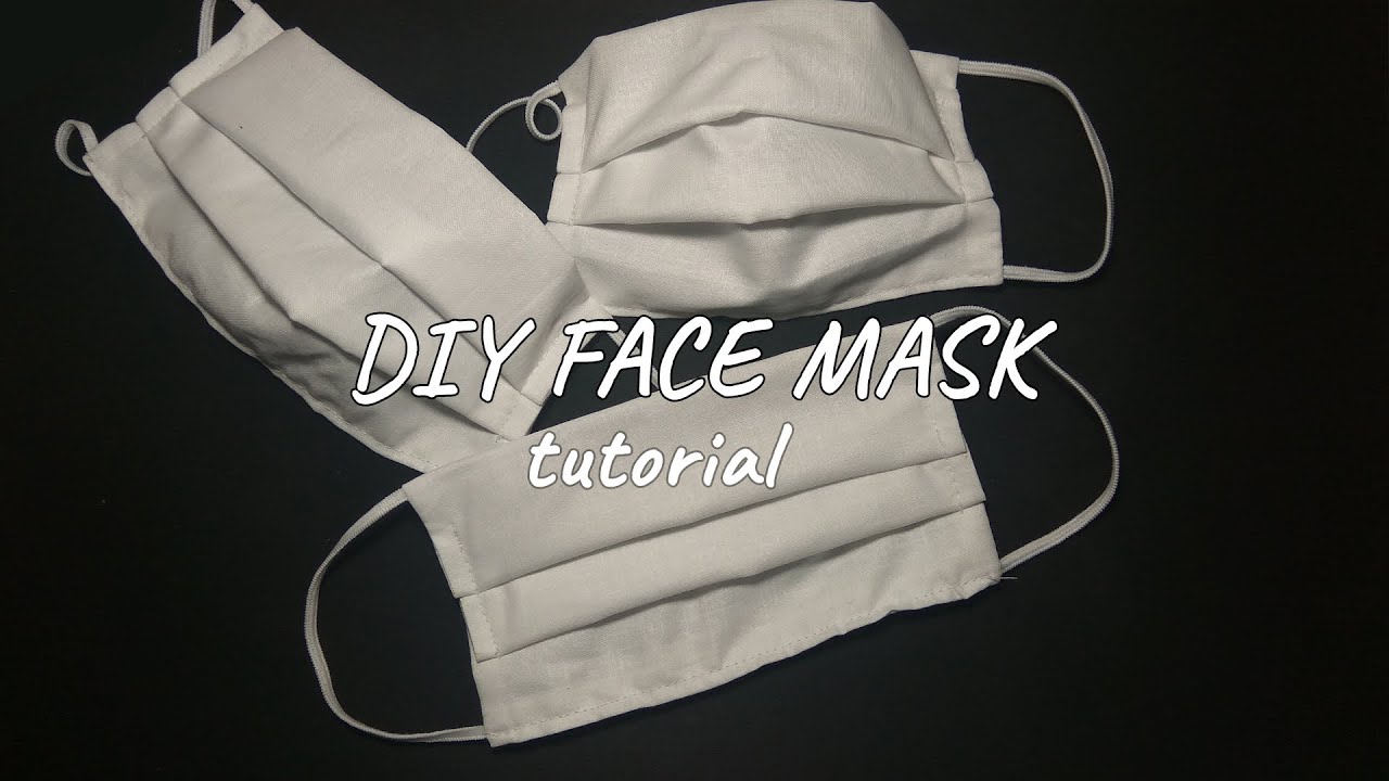 How to Sew a Medical Face Mask Step by Step at Home Tutorial
