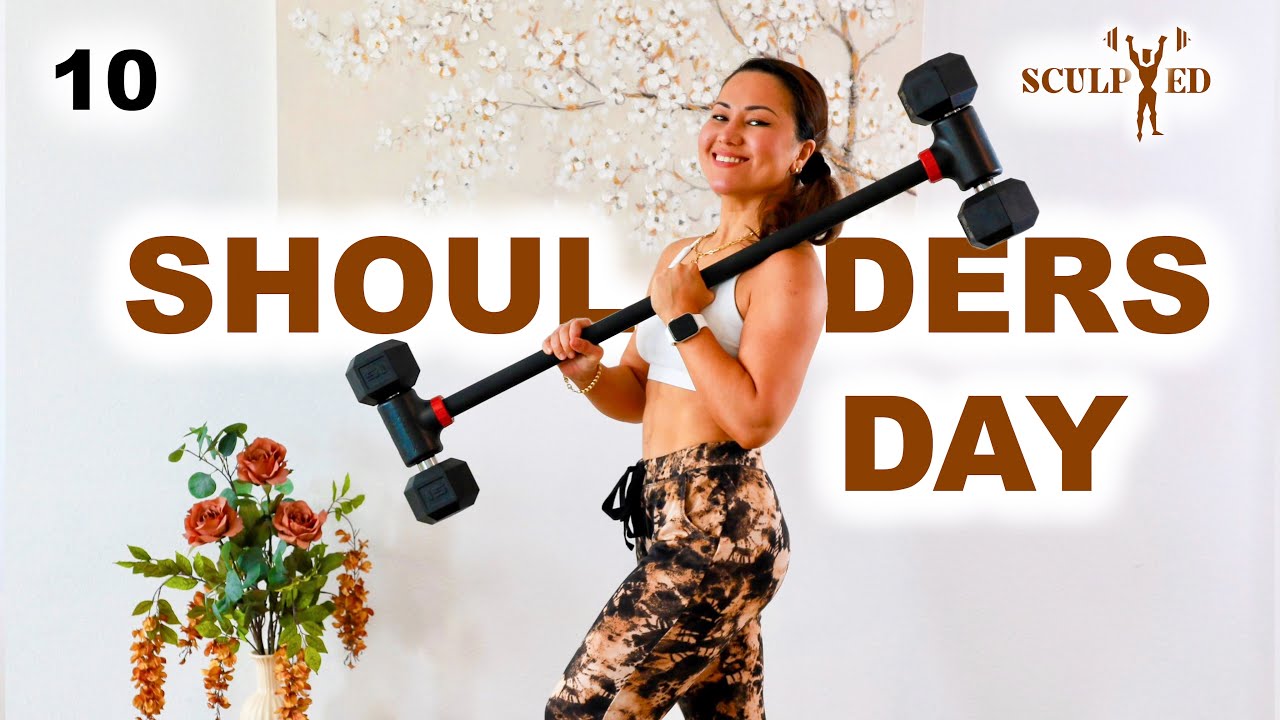 25 Min GIANT SHOULDERS Workout with Dumbbells | Day 10 in the Sculpted Series