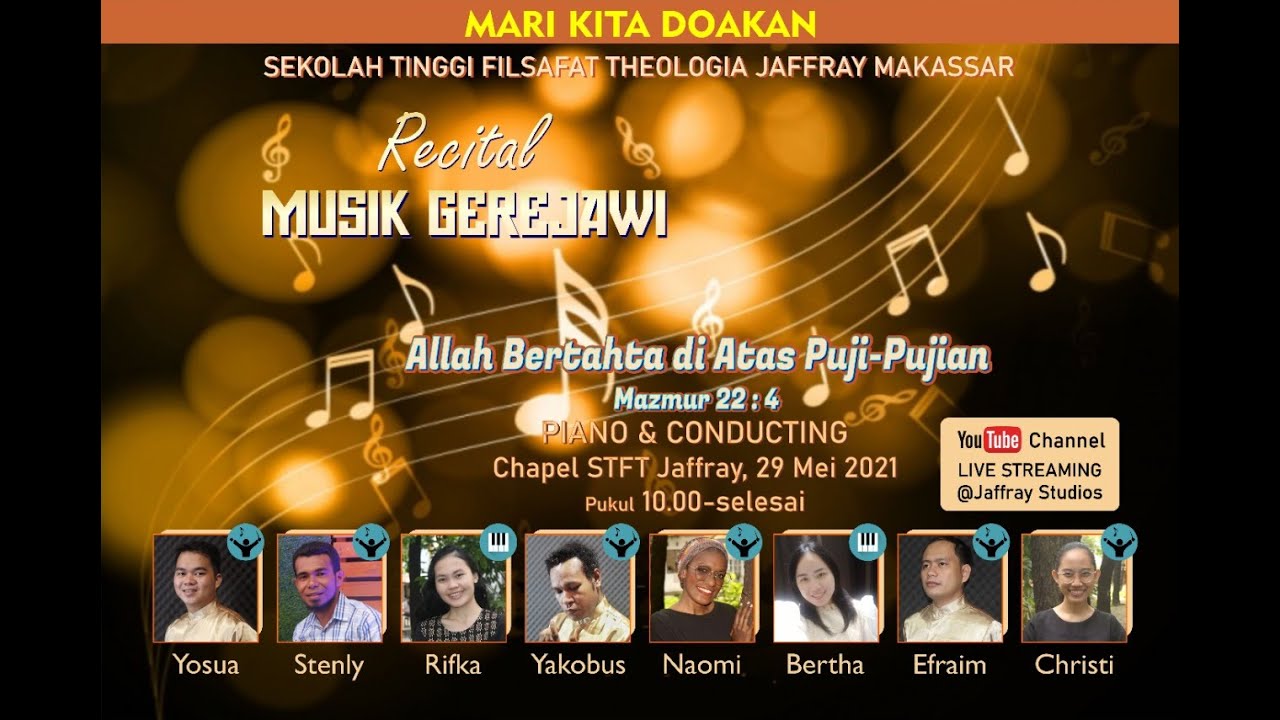 RECITAL MUSIK GEREJAWI 2021
