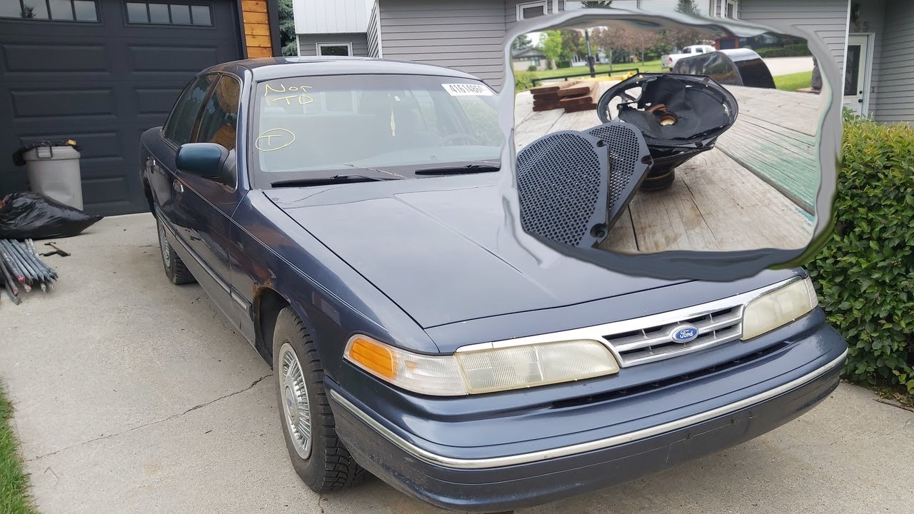 How To Replace Your Car's Factory Door Speakers (Ford Crown Victoria)