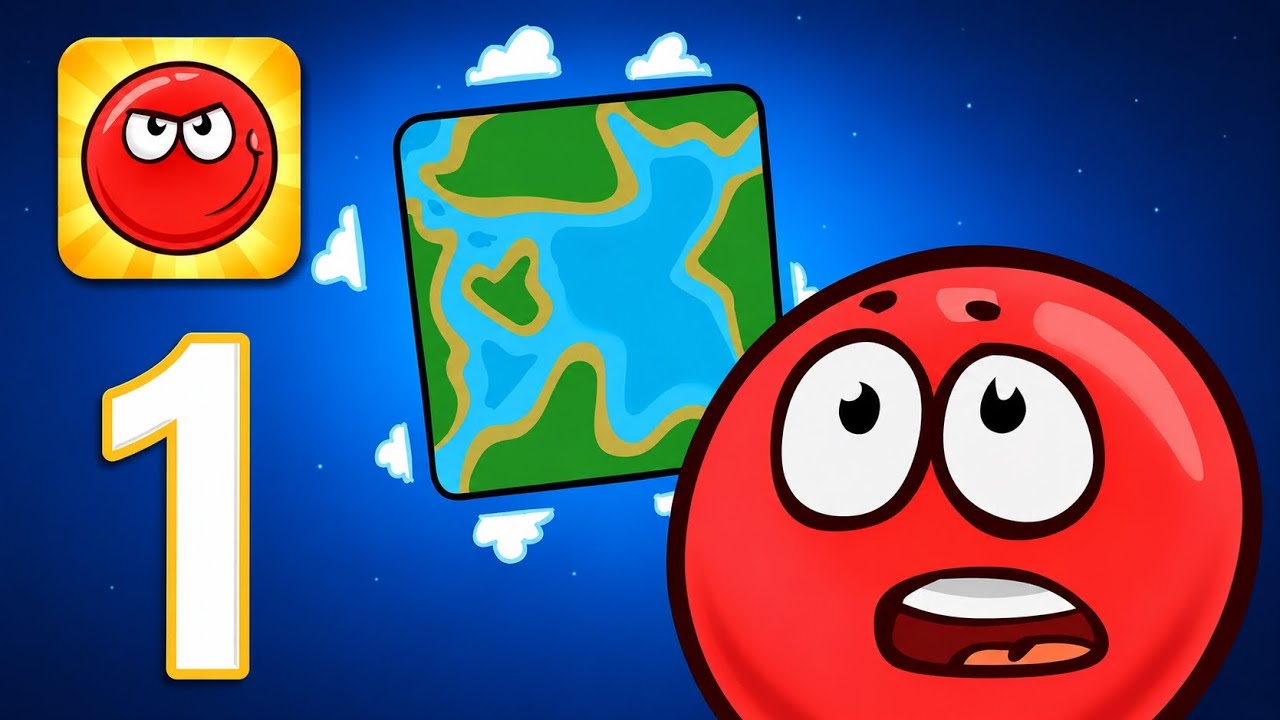 Red Ball 4 Gameplay Walkthrough Part 1 | Levels 1-5 Complete (Android/iOS) | Full HD No Commentary 