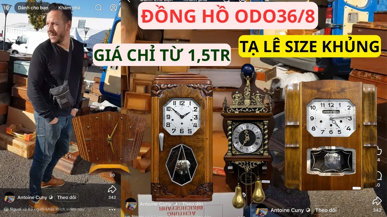 BÁO GIÁ ĐỒNG HỒ 08/10 , TẠ LÊ SIZE ĐẠI - ODO 36/8 - GIROT CÓ LỊCH - ĐỂ BÀN GIÁ RẺ CHIE 1,5TR !