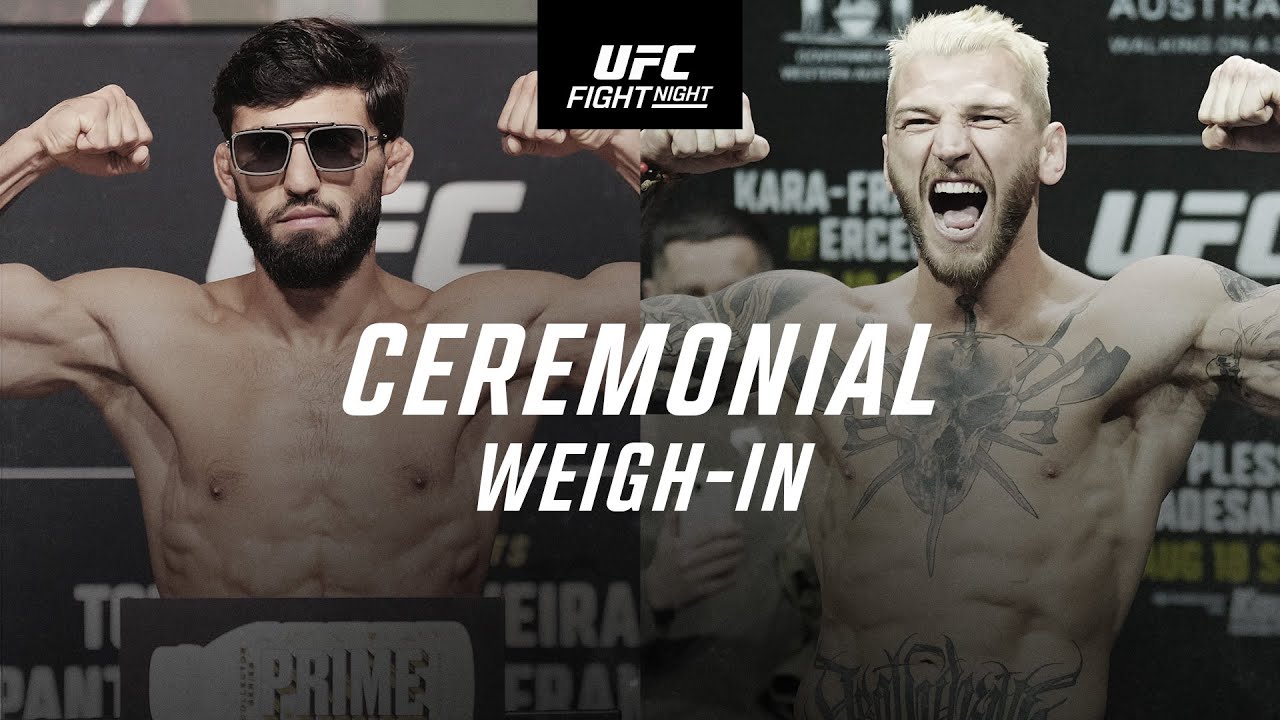 UFC Qatar: церемониальное взвешивание