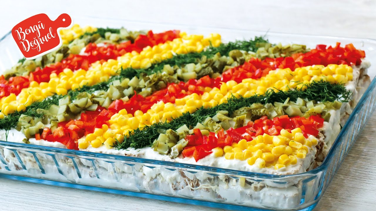 GÖRÜNTÜSÜ DE LEZZETİ DE MUHTEŞEM SALATA (Etimek Salatası)