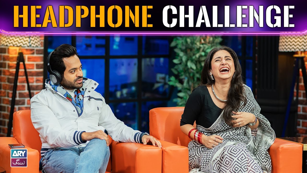 Headphone Challenge🎧 | Naveed Raza | The Night Show with Ayaz Samoo