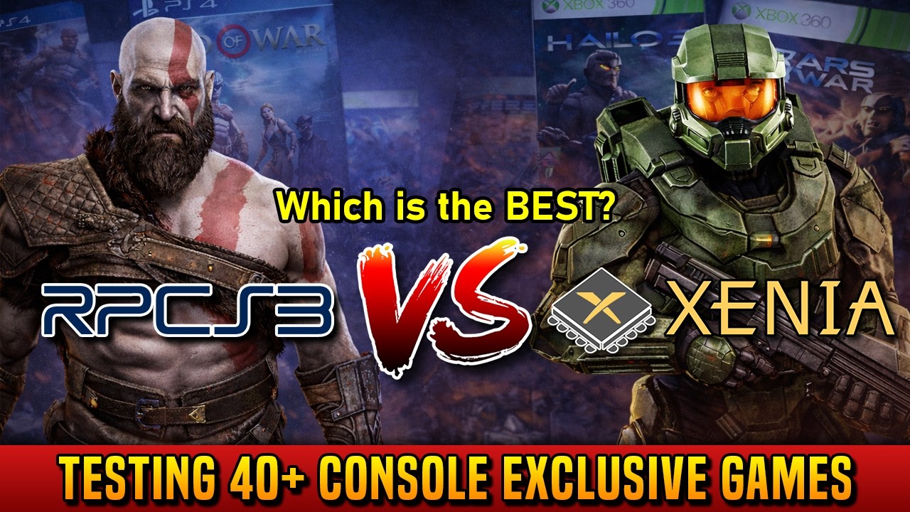 RPCS3 vs Xenia (2026) | Which Emulator Is Better? 40+ Games Tested