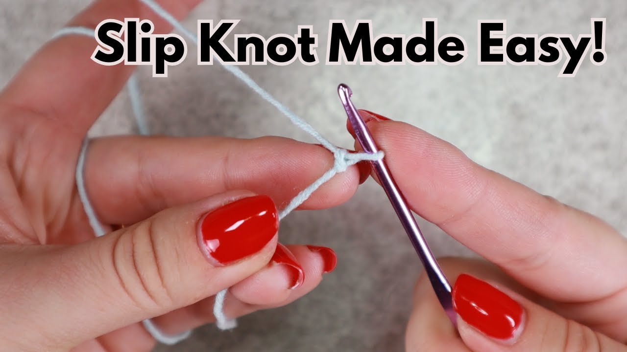 The Easiest Way to Make a Slip Knot – Perfect for Crochet & Knitting!