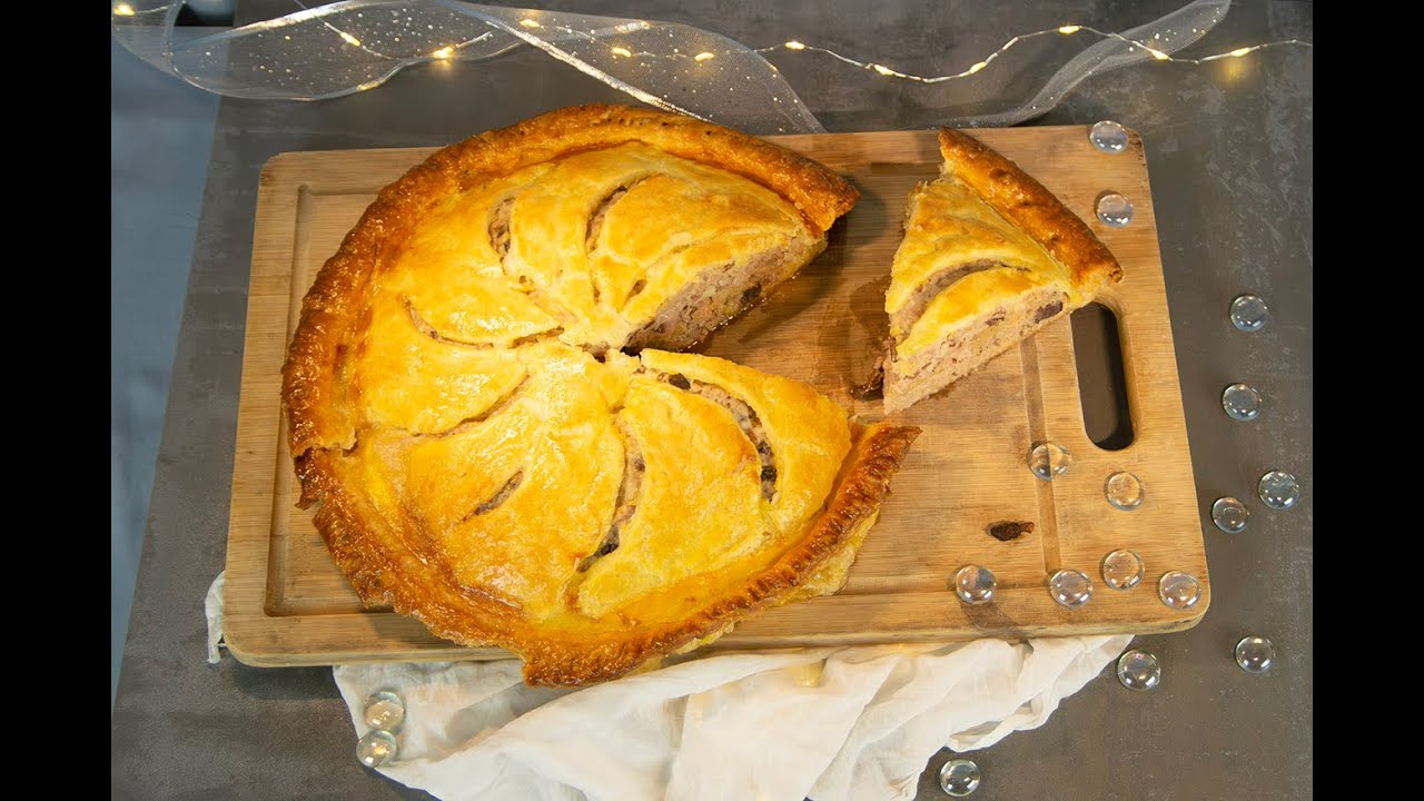 Tourte au foie gras et aux morilles