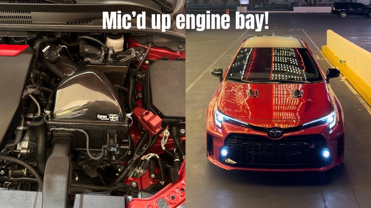 The GR Corolla gets a Forge intake with sound clips!
