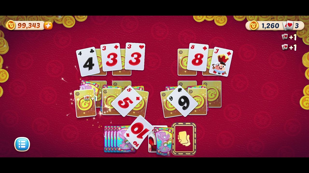 Candy crush solitaire bonus Level 2600 
