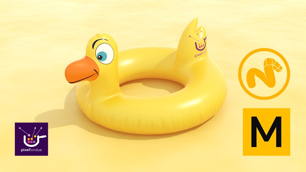 Marvelous Designer | Modo : create and animate a Duck Float