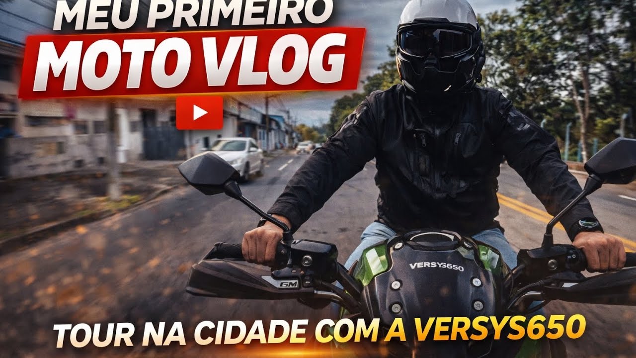 Primeiro motovlog do canal !!! #motovlog #versys650 #sjc #motos #motovlog