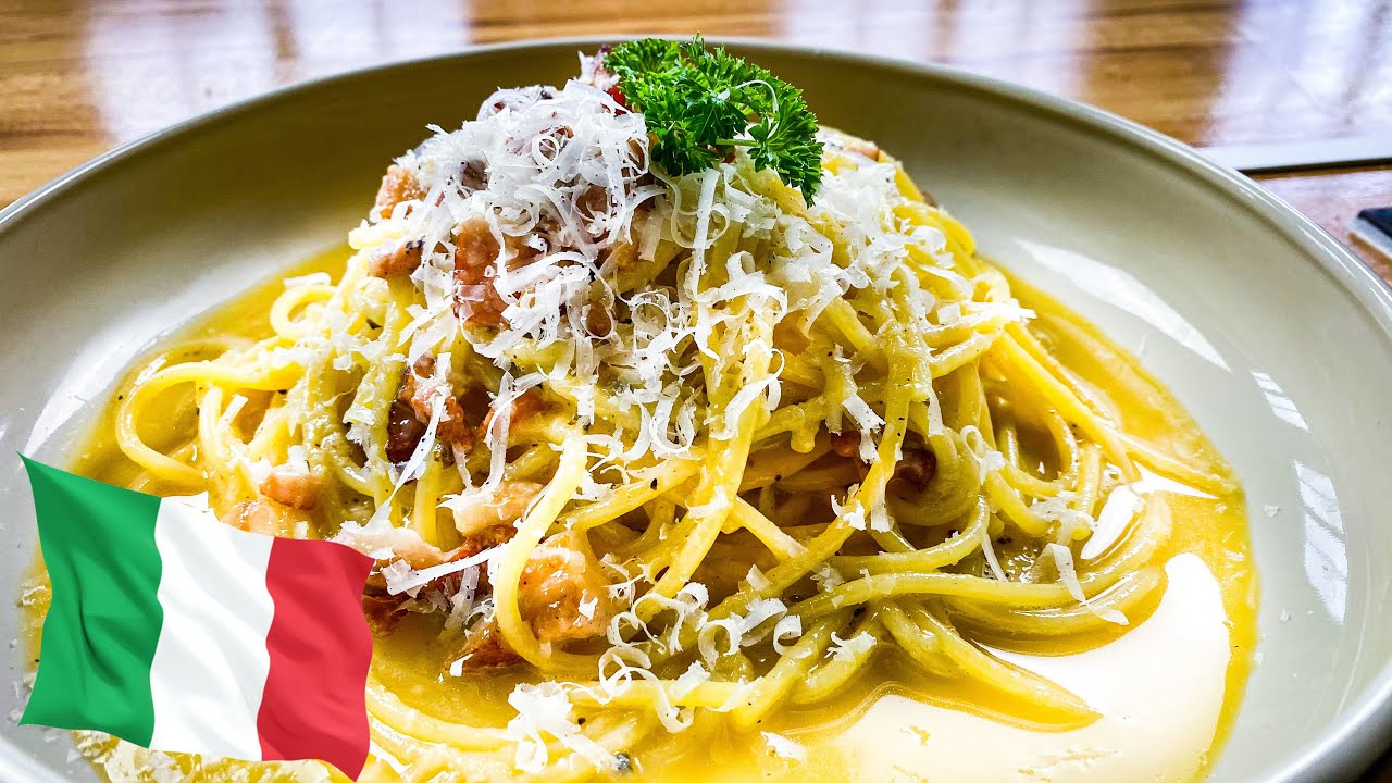 Original Spaghetti alla Carbonara vom Kochprofi | Rezeptvideo by Bernd Zehner