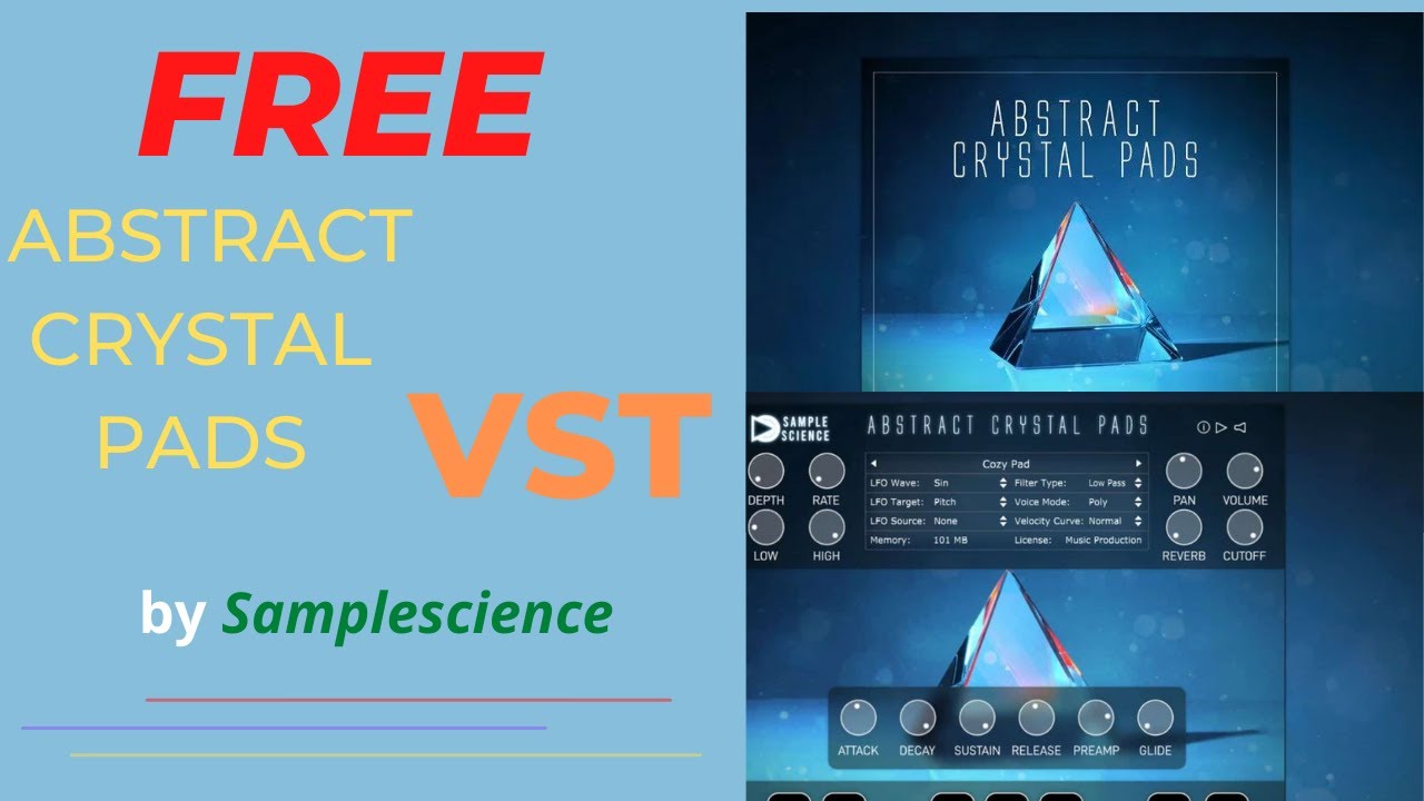 Abstract Crystal Pads by SAMPLESCIENCE 💯FREE VST/PLUGIN