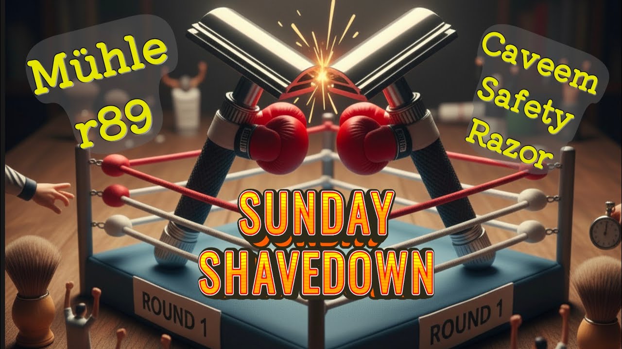 Sunday Shavedown: Mühle r89 VS Caveem Safety Razor 