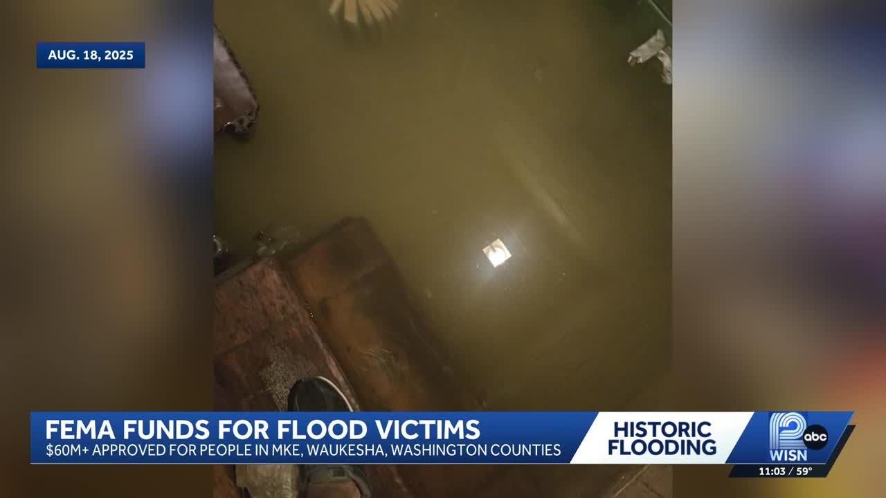 Milwaukee homeowners receive financial aid after historic flooding