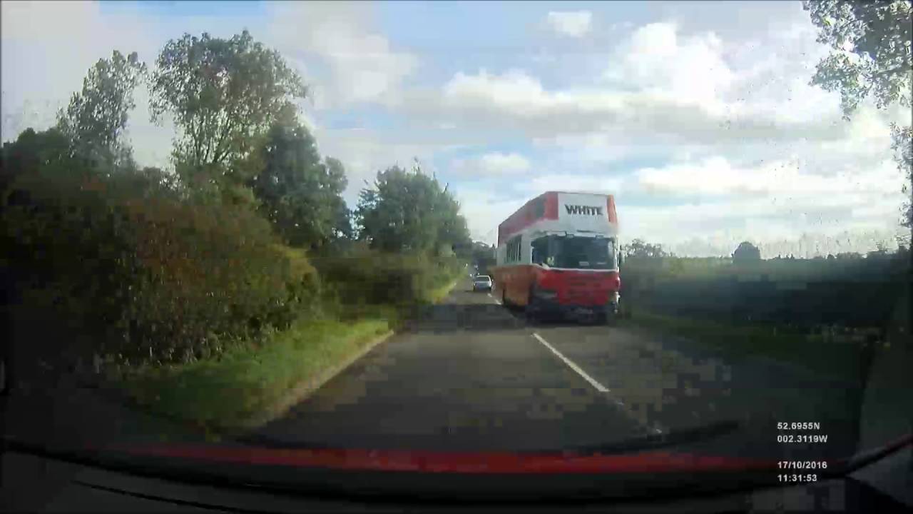 Telford, Shropshire to Tamworth, Staffordshire.