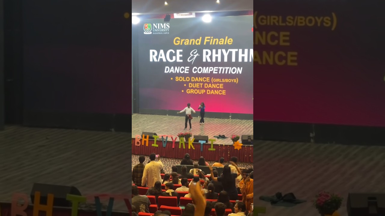 Rage et Rhythm Dance Competition Nims University Jaipur #nimshospital #nimsuniversity