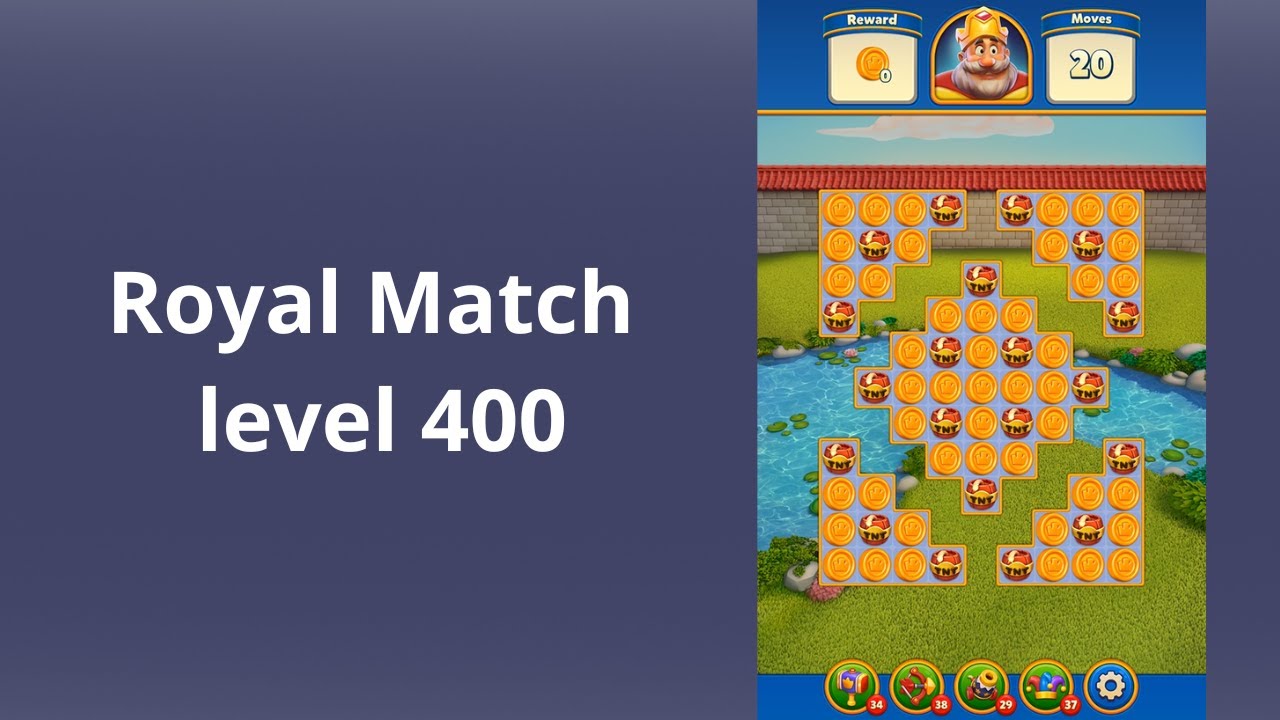 Royal Match Bonus Level 400 - BOOSTERS