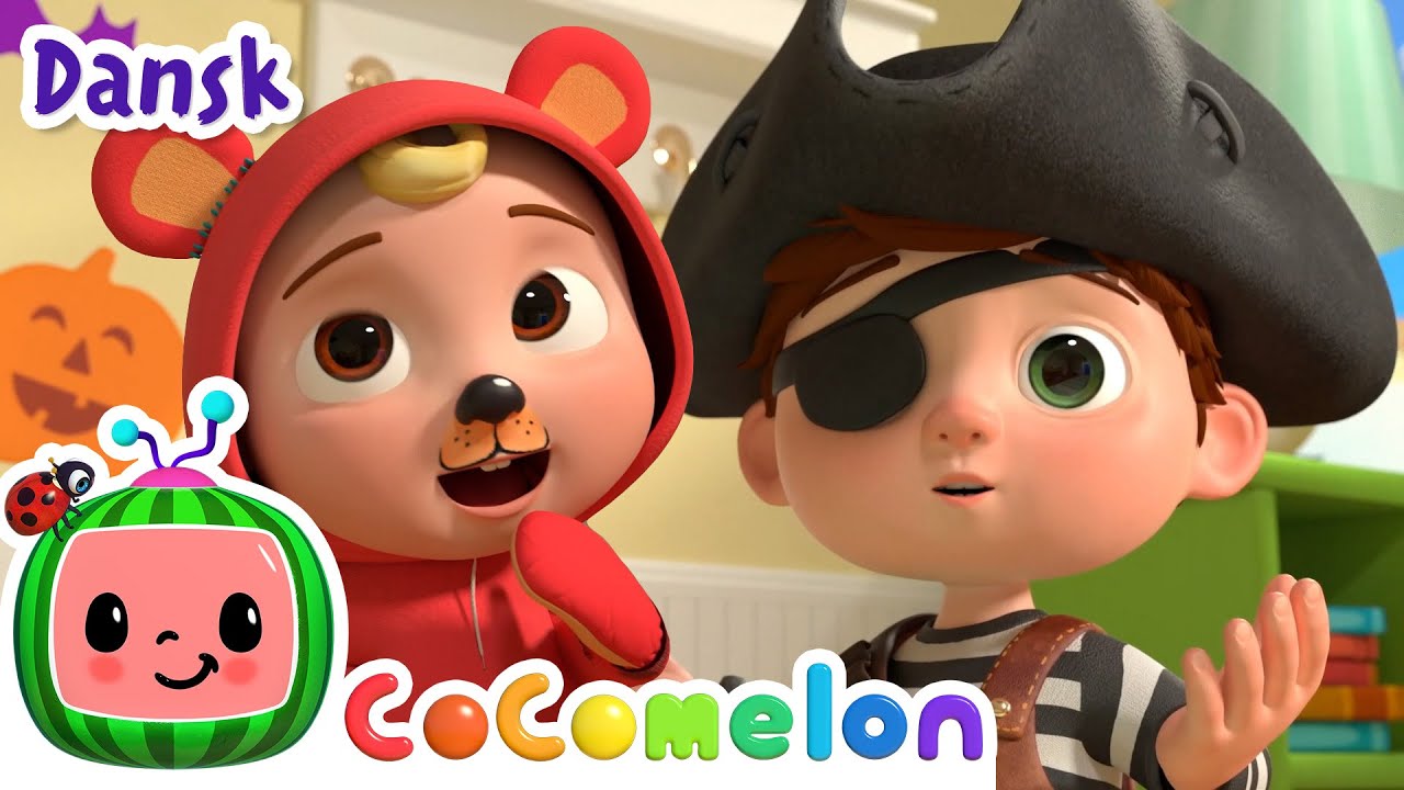 Halloween-dragt 🎃 | Halloween Costume Song | Halloweentegnefilm for b&oslash;rn | CoComelon Dansk