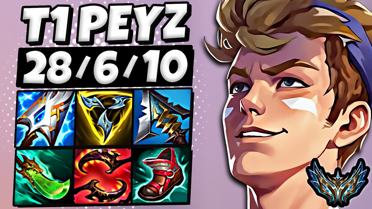 T1 Peyz Ezreal vs Varus [ ADC ] Korea Challenger 1912 LP | Patch 26.6