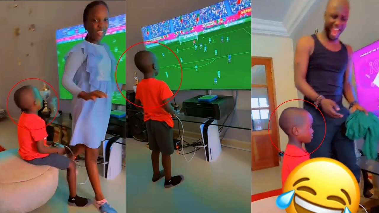 Abba no stress gagne son fils mouhamed sur la Playstation et ça tourne mal, avec des larmes aux yeux