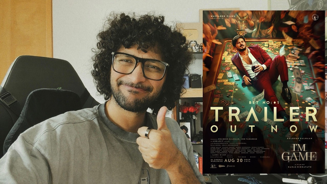 I'M GAME | TRAILER Reaction | Dulquer Salmaan | Nahas Hidhayath |