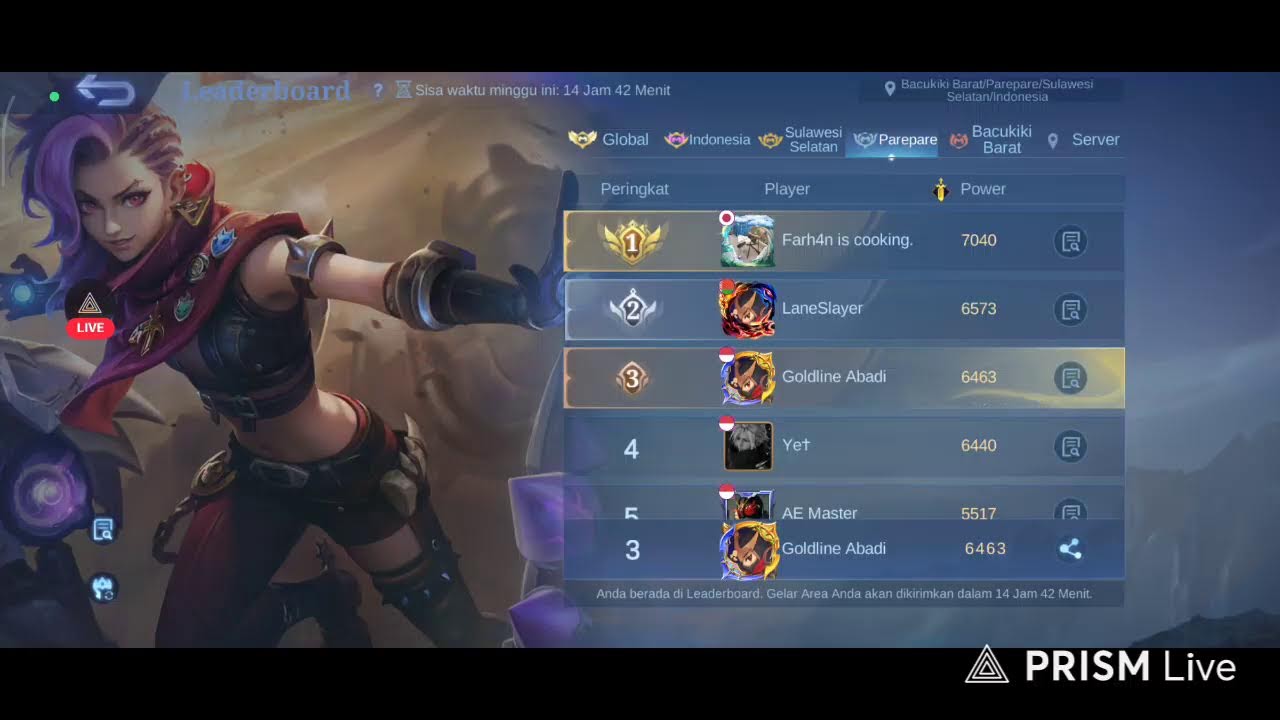 🔴 LIVE MLBB — Spam Ixia & Claude Sampai Mythic Immortal!