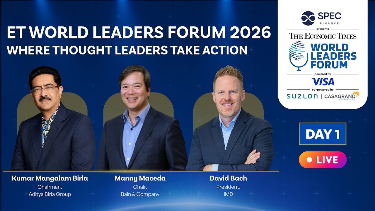 LIVE | ET WLF 2026 Session 3: Where thought leaders take action