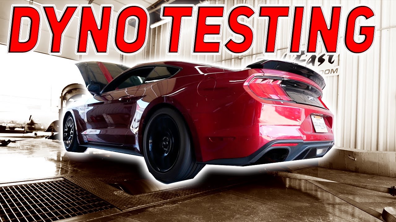 DYNO TESTING ON NITROUS MUSTANG !!!